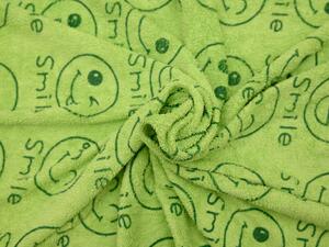 Szybkoschnący ręcznik UŚMIECH zielony