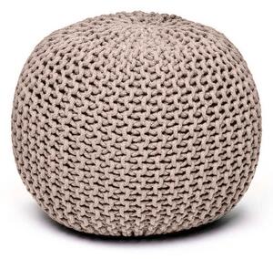 Szarobrązowy puf Bonami Essentials Jagger