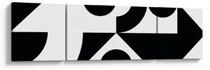 Obraz - Abstrakcja geometryczna N⁰1 (170x50 cm)