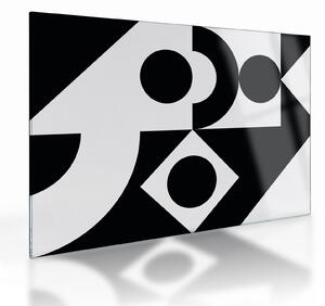 Obraz na szkle - Abstrakcja geometryczna N⁰1 (70x50 cm)