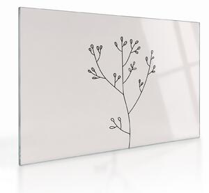 Obraz na szkle - Kwiat łąkowy N⁰3 (70x50 cm)