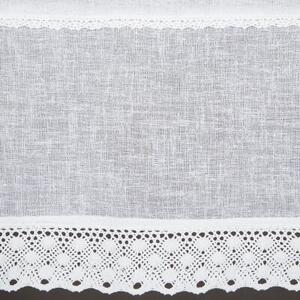 Firana gotowa EUROFIRANY Lisa 150 x 60 cm BiaÅy
