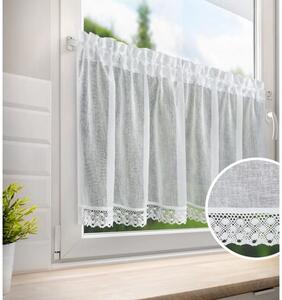 Firana gotowa EUROFIRANY Lisa 150 x 60 cm BiaÅy