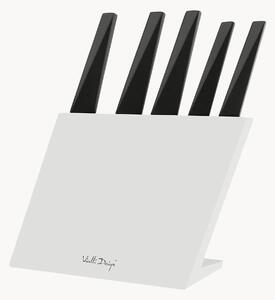 Komplet noży w bloku Volo White, 5 elem