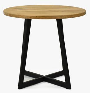 Okrągły stół do salonu z litego drewna, Typ 8