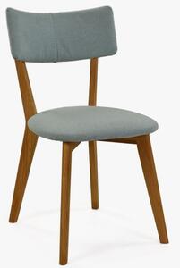 Krzesło tapicerowane - nogi dębowe, Noci Mint