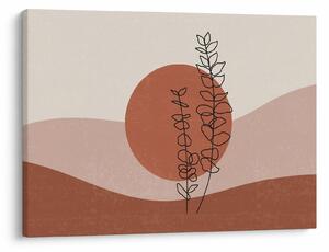 Obraz - Boho leaves N⁰1 (70x50 cm)