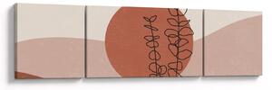 Obraz - Boho leaves N⁰1 (170x50 cm)