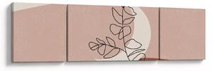 Obraz - Boho leaves N⁰2 (170x50 cm)