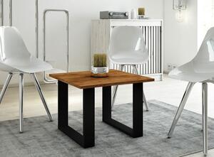 Loftowy stolik kawowy do salonu dąb lefkas - Toshi 3X