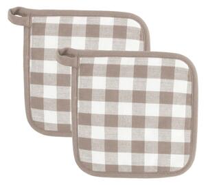 Bawełniane rękawice kuchenne zestaw 2 szt. Gingham – Tiseco Home Studio