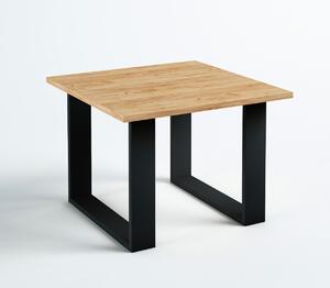 Kwadratowy stolik kawowy do salonu dąb wotan - Toshi 3X