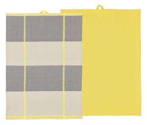 Bawełniane ścierki zestaw 2 szt. 50x70 cm Blocks – Södahl