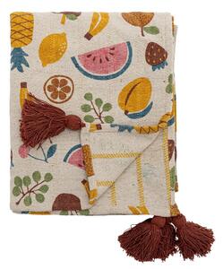 Koc dziecięcy z bawełny z recyklingu 130x160 cm Fruitta – Bloomingville Mini