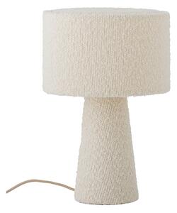 Biała lampa stołowa z tekstylnym kloszem (wysokość 30 cm) Emmie – Bloomingville