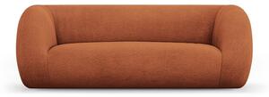 Pomarańczowa sofa z materiału bouclé 210 cm Essen – Cosmopolitan Design