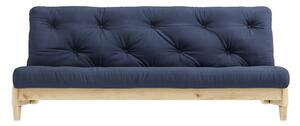 Sofa rozkładana z ciemnoniebieskim pokryciem Karup Design Fresh Natural/Navy