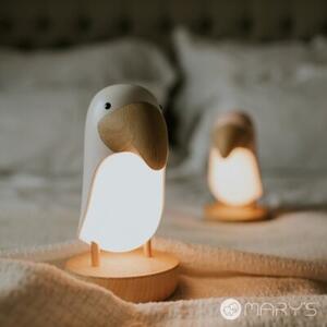 Lampka nocna dla dzieci bezprzewodowa RGBW biała tukan LED 2.7W Mary's