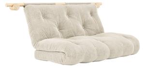 Kremowa sztruksowa rozkładana sofa 135 cm Hooked – Karup Design