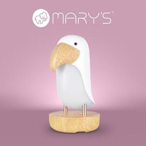 Lampka nocna dla dzieci bezprzewodowa RGBW biała tukan LED 2.7W Mary's