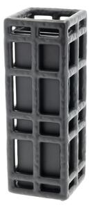 Czarny ręcznie wykonany wazon z żywicy polimerowej (wysokość 30 cm) Lyst – Villa Collection