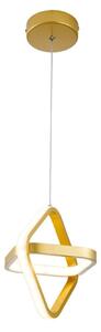 Lampa geometryczna LED wisząca sufitowa AT48-1SL-Gold