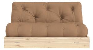 Brązowa rozkładana sofa 145 cm Flip – Karup Design