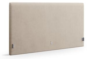 Jasnobrązowy tapicerowany zagłówek 150,5x100 cm Remo – Micadoni