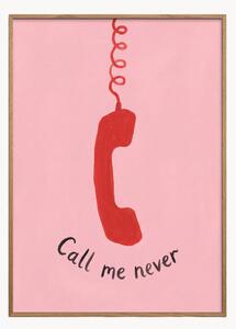 Oprawiony druk cyfrowy Call Me Never
