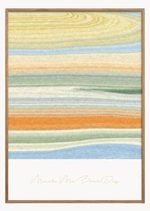 Oprawiony druk cyfrowy Marble Me Beach Day