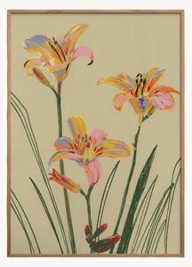 Oprawiony druk cyfrowy Lilies