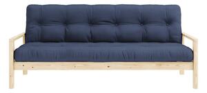Ciemnoniebieska rozkładana sofa 205 cm Knob – Karup Design