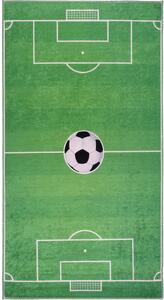 Zielony dziecięcy dywan do zabawy odpowiedni do prania 120x180 cm Soccer Time – Vitaus