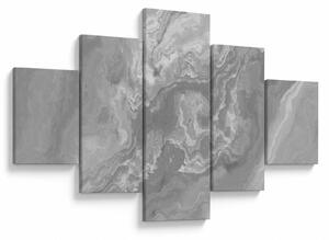 Obraz - Marmur w czerni i bieli (125x70 cm)