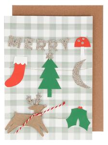 Kartka świąteczna Merry Christmas – Meri Meri