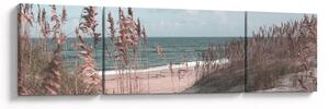 Obraz - Różowa plaża (170x50 cm)
