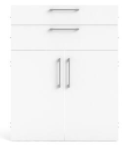 Biały element modułowych systemów półek 84x105 cm Prima – Tvilum