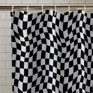 Zasłona prysznicowa 180x180 cm Checkerboard – Catherine Lansfield