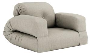 Rozkładany fotel z lnianym obiciem Karup Design Hippo Linen
