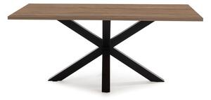 Stół z blatem w dekorze orzecha 100x180 cm Comba – Marckeric