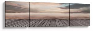 Obraz - Molo o zachodzie słońca (170x50 cm)
