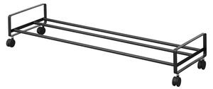 Czarny metalowy regał na buty 83,5x14,5x27,5 cm Tower – YAMAZAKI