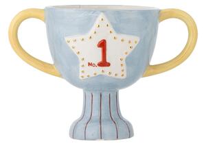Ceramiczna ręcznie malowana osłonka na doniczkę Trophy – Bloomingville Mini