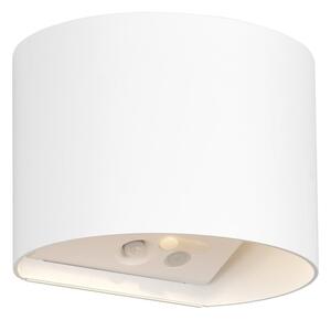 Lampa zewnętrzna ścienna LED z czujnikiem ruchu na USB (wysokość 10 cm) Genie – Reality