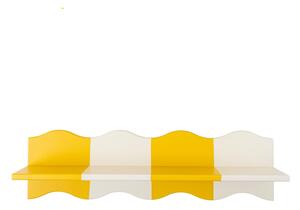 Żółto-biała półka dziecięca 80 cm Bubbi – Bloomingville Mini