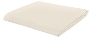 Kremowe prześcieradło z perkalu 180x260 cm Easy Iron Percale – Catherine Lansfield