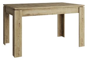 Stół Rozkładany Prostokątny Drewniany do Jadalni COVE 130-175 cm Dąb navarra Loft