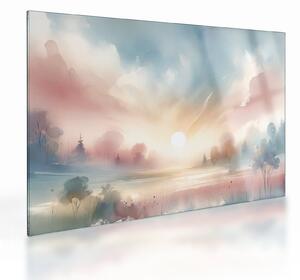 Obraz na szkle - Elegancki krajobraz (70x50 cm)