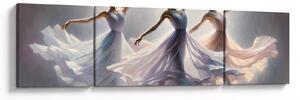 Obraz - Trzy baletki (170x50 cm)