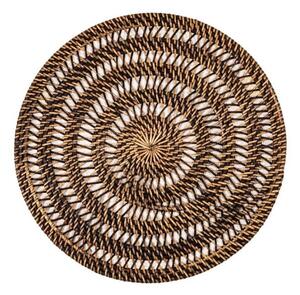 Rattanowa mata stołowa ø 36 cm – Tiseco Home Studio